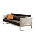 Modern Outdoor Sofa Balcony Rattan Sofa Combination